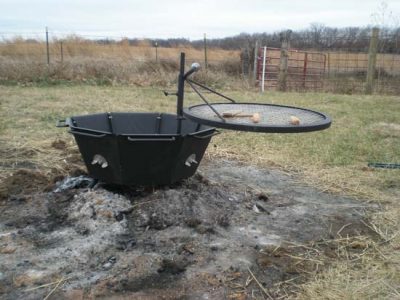 American Made Backyard Fire Pit Grill Image